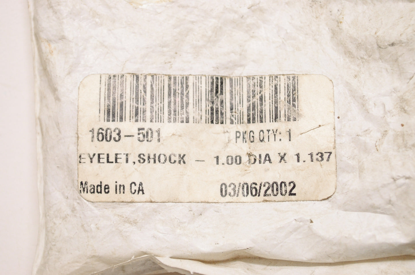 OEM Arctic Cat 1603-501 Shock Eyelet NOS
