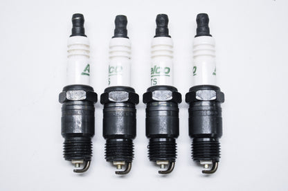 New AC Delco Spark Plugs Qty 4 NOS