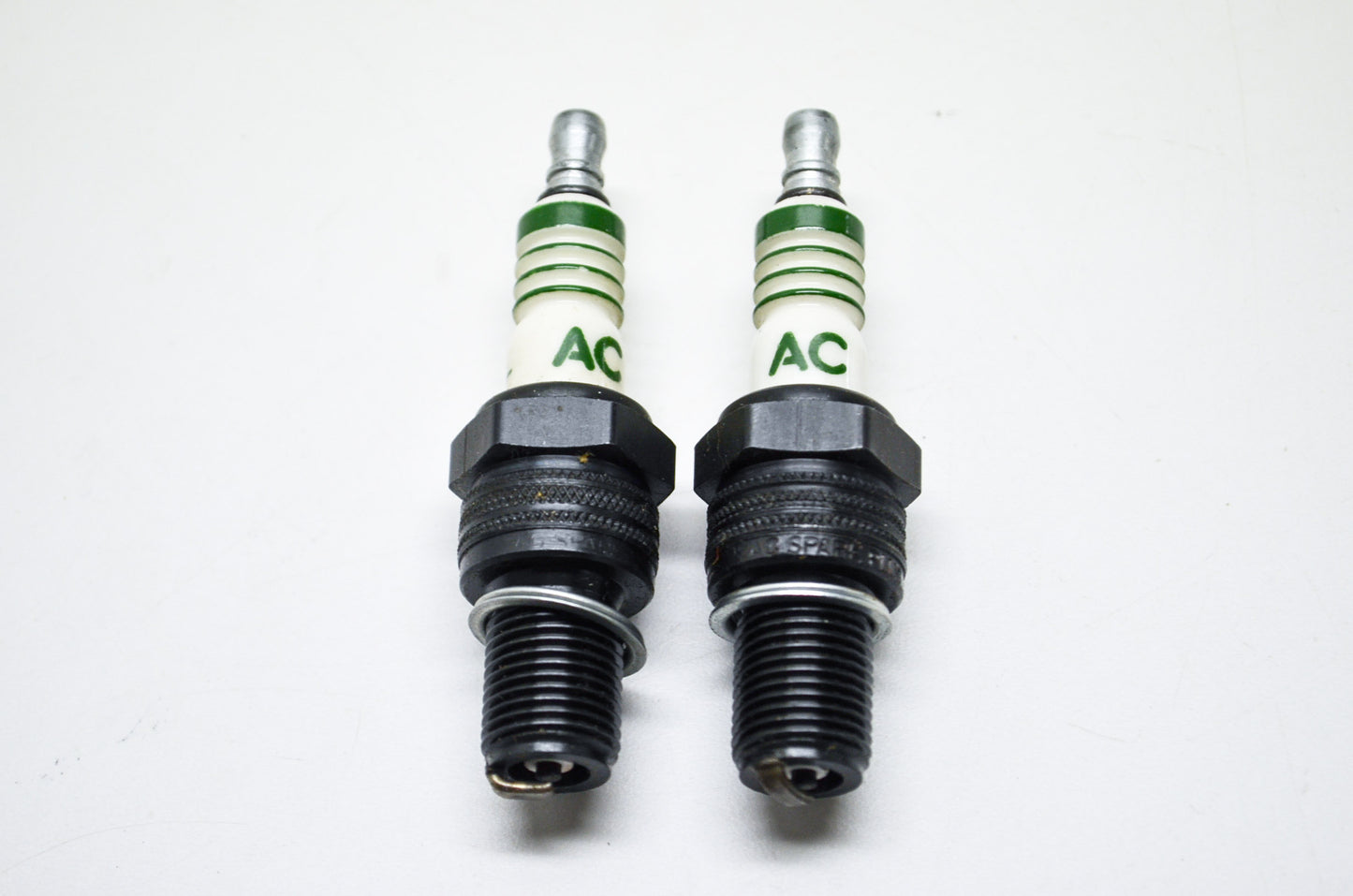 New AC Delco Spark Plugs Qty 2 NOS