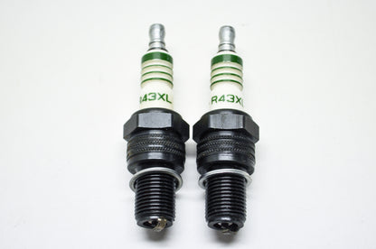 New AC Delco Spark Plugs Qty 2 NOS