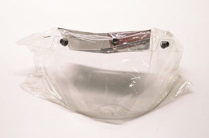 New Echo Clear Shorty 3 Snap Face Shield Hard Coated NOS