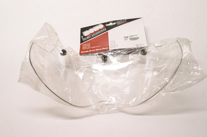 New Echo Clear Shorty 3 Snap Face Shield Hard Coated NOS
