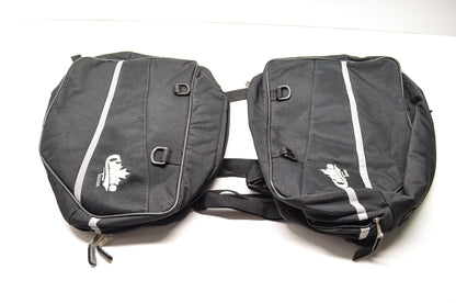 New Choko Designs Black Fabric Saddle Bag Saddlebag NOS
