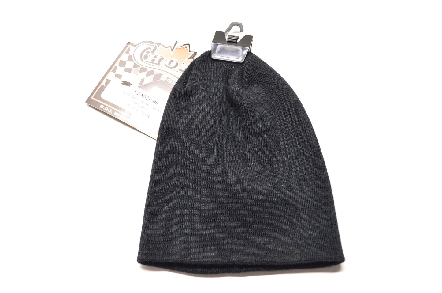 Choko 92-8520-00 Black Cross Bone Beanie NOS