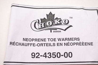 Black Neoprene Toe Warmers Qty 2 NOS
