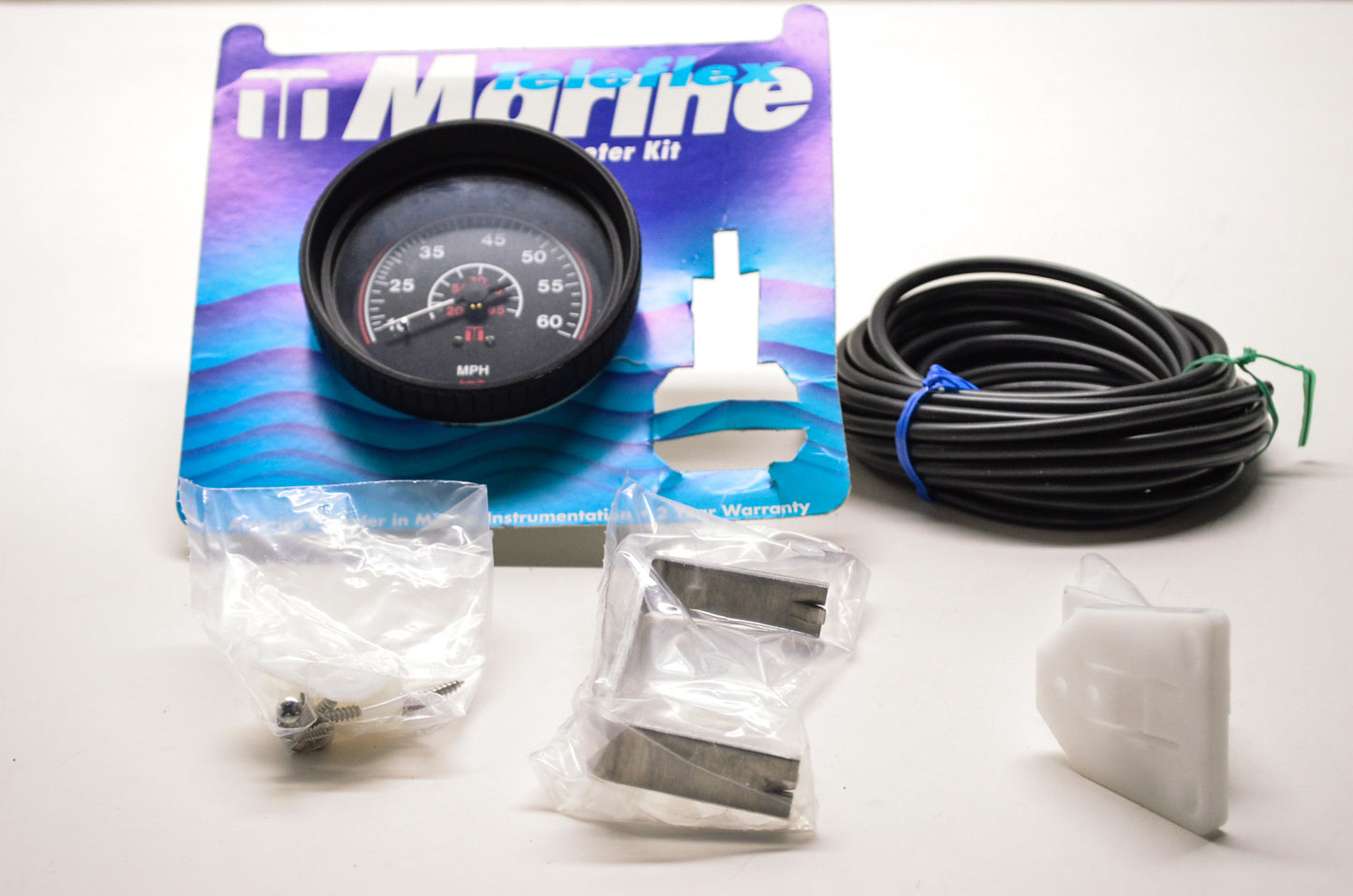 New Teleflex Marine Speedometer Kit 10-60 MPH NOS