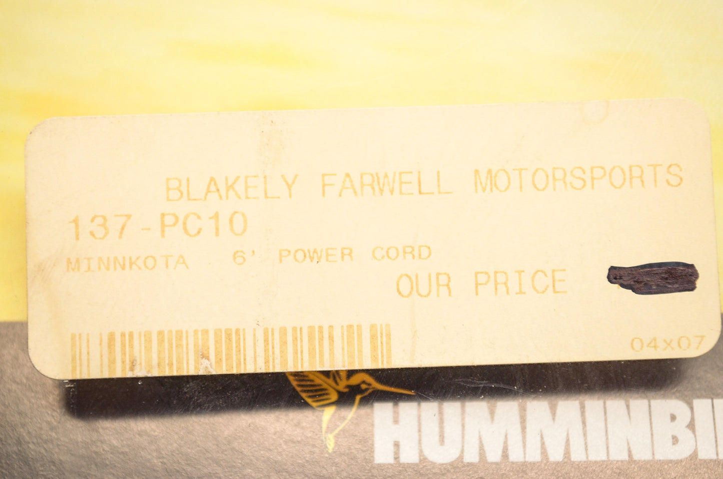 New Humminbird Power Cable 6' NOS
