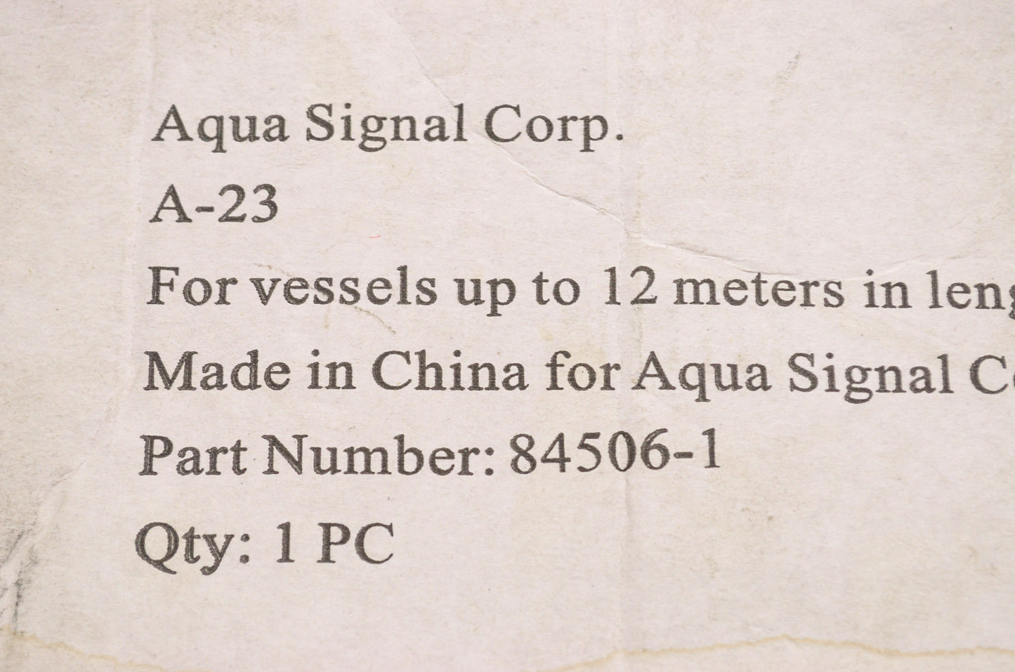 Aqua Signal Hidden Horn for Vessels Under 12 M Long Surpasses USCG ABYC A-23 Sta