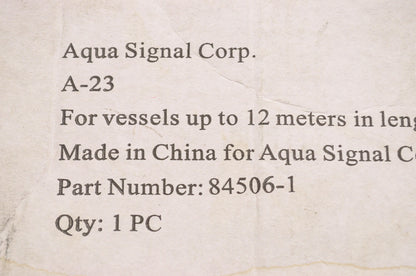 Aqua Signal Hidden Horn for Vessels Under 12 M Long Surpasses USCG ABYC A-23 Sta