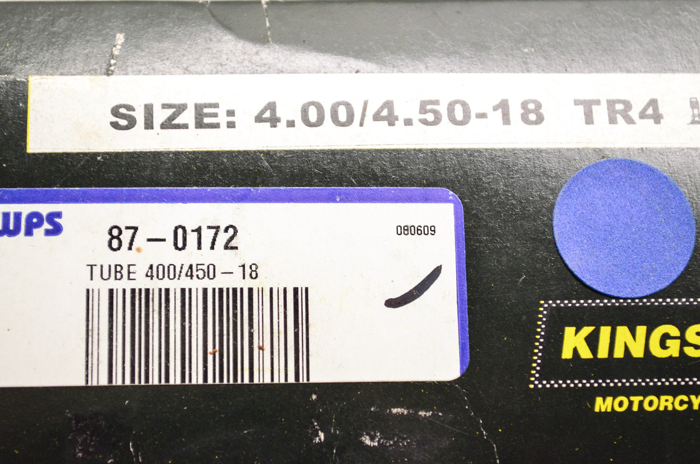 New Kings Tire Motorcycle Tube 4.00/4.50-178 TR4 NOS