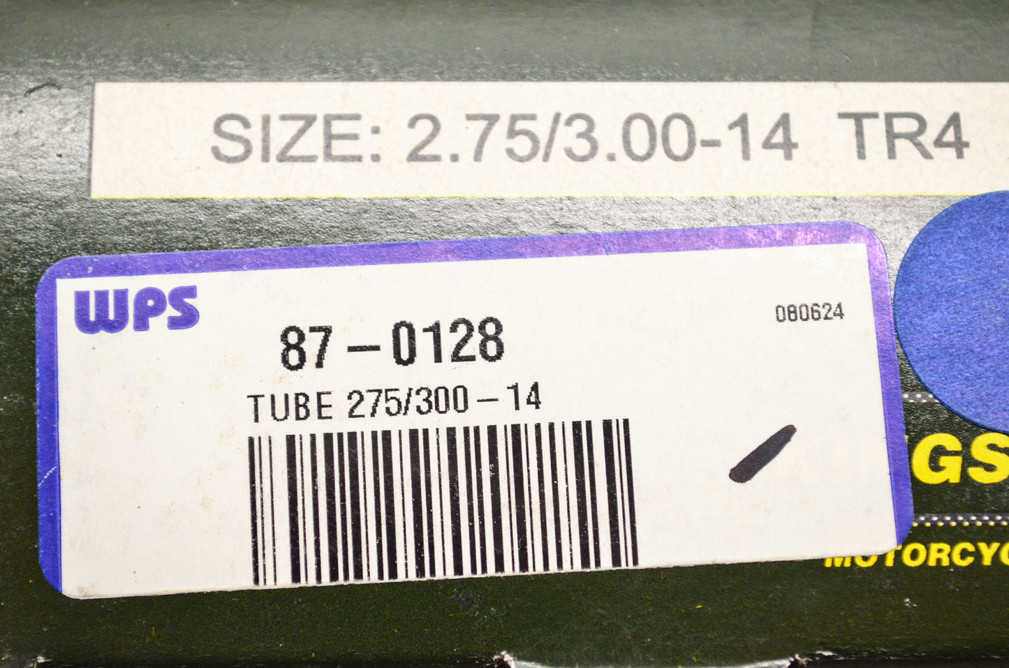 New Kings Tire Motorcycle Tube 2.75x3.00-14 TR4 NOS