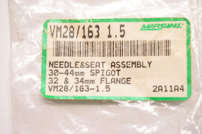 New Marshall Needle & Seat Assembly 30-44mm Spigot 32 & 34mm Flange  NOS
