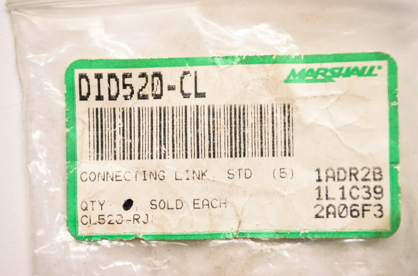 New Marshall Standard Chain Connecting Link NOS