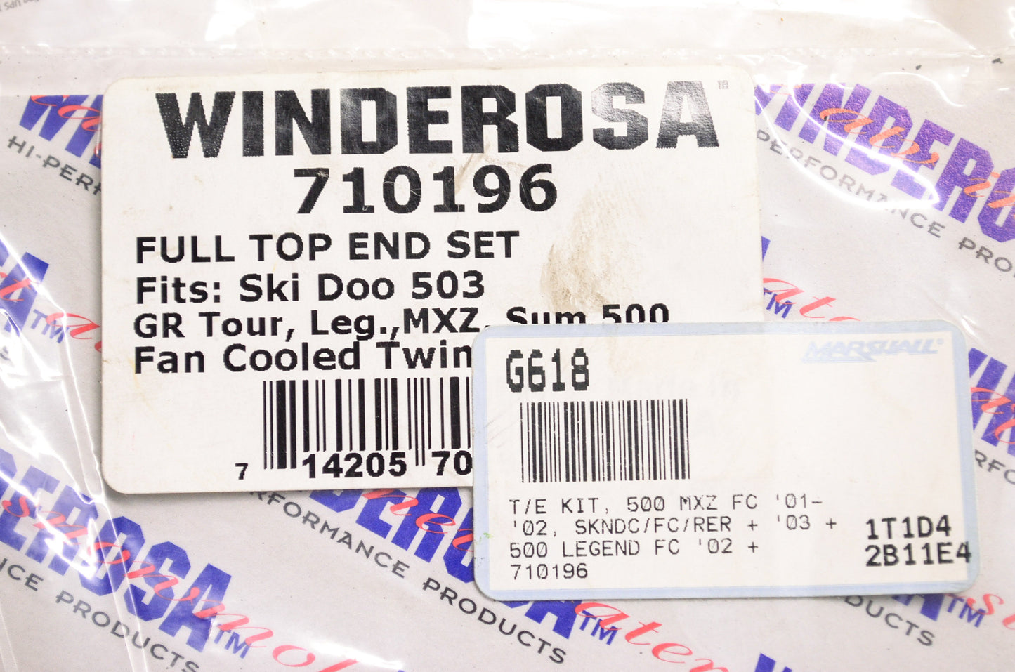 Winderosa 710196, G618 Full Top End Kit NOS