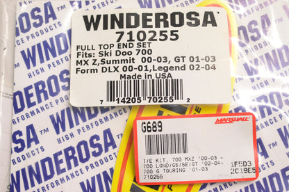 New Winderosa Full Top End Kit Ski Doo 700 MX Z Summit '00-03 G 01-03 Formula DL