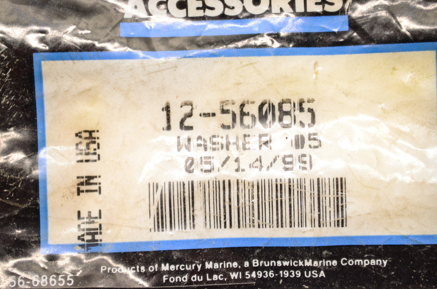 New OEM Quicksilver Mercury Marine Washer Qty 5 NOS