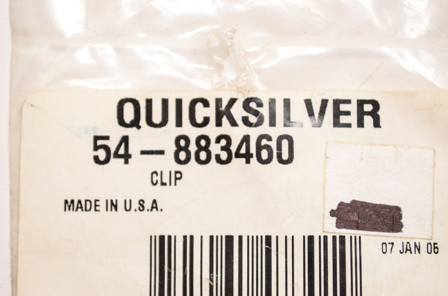 Quicksilver 54-883460 Mercury Marine Clip NOS
