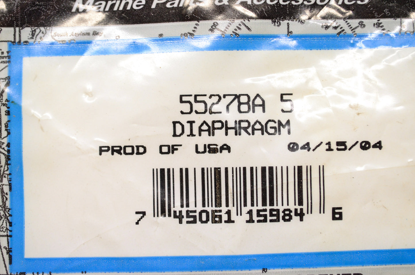 New OEM Quicksilver Mercury Marine Diaphragm NOS