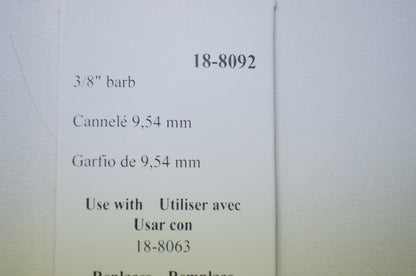 New Sierra Fuel Connector 3/8' Barb