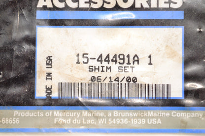 New OEM Quicksilver Mercury Marine Shim Set Qty 5 NOS
