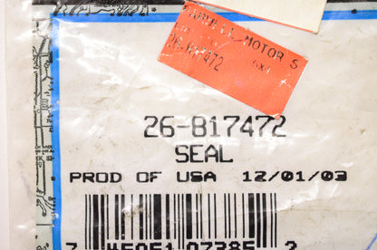 New OEM Quicksilver Mercury Marine Seal NOS