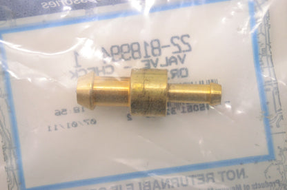 New OEM Quicksilver Mercury Marine Check Valve  NOS