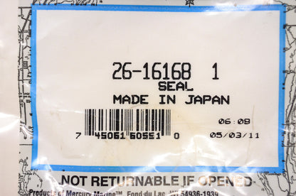 New OEM Quicksilver Mercury Marine Seal NOS