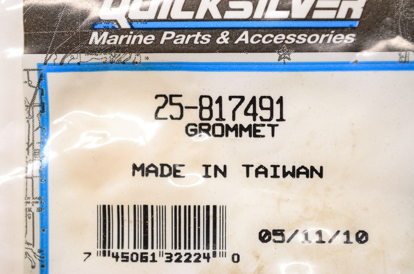 New OEM Quicksilver Mercury Marine Grommet NOS