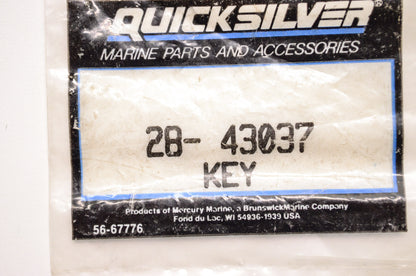 New OEM Quicksilver Mercury Marine Key NOS