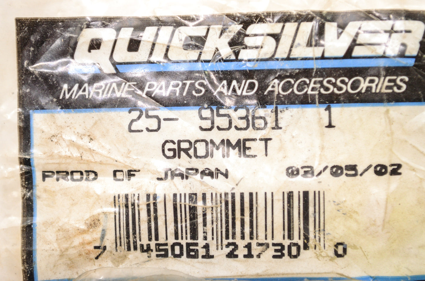 New OEM Quicksilver Mercury Marine Grommet NOS