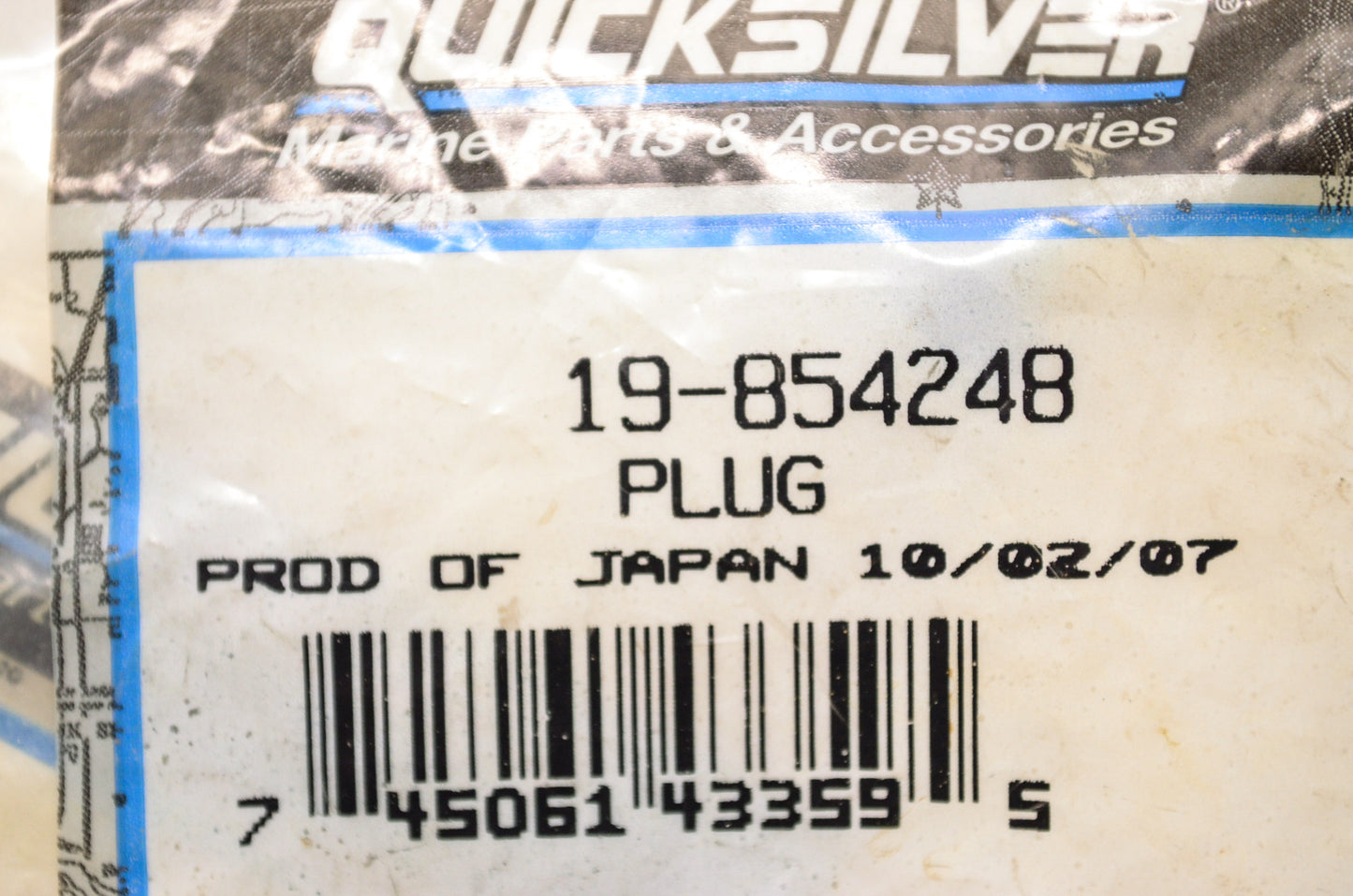 New OEM Quicksilver Mercury Marine Plug Qty 2 NOS