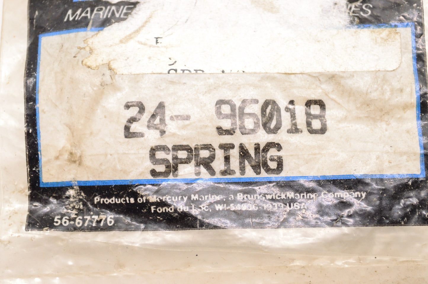 Quicksilver 24-96018 Mercury Marine Spring NOS