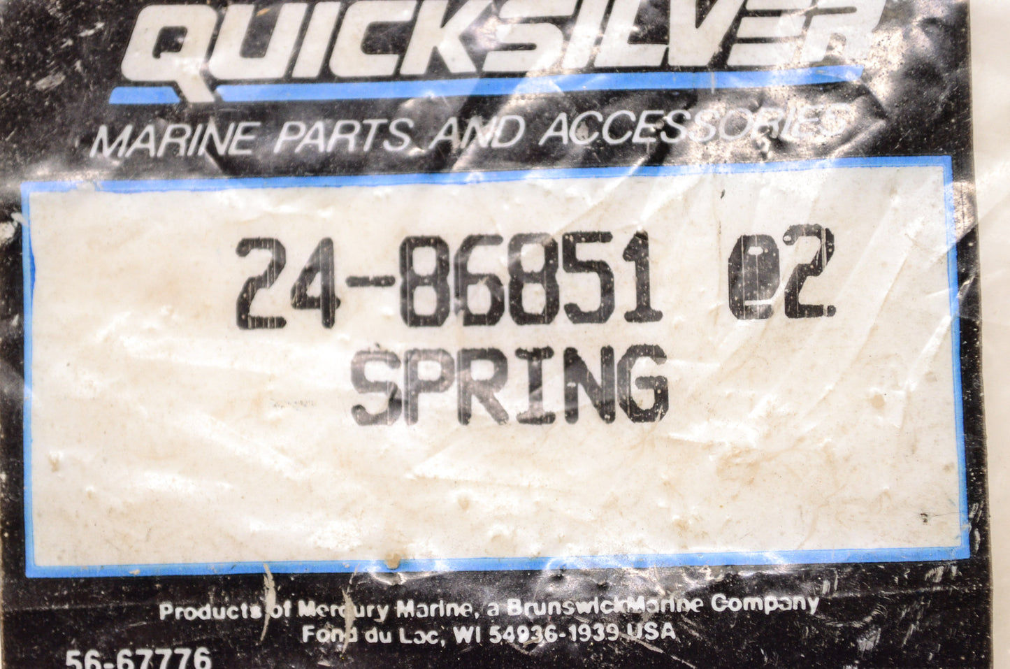 New OEM Quicksilver Mercury Marine Spring Qty 2 NOS