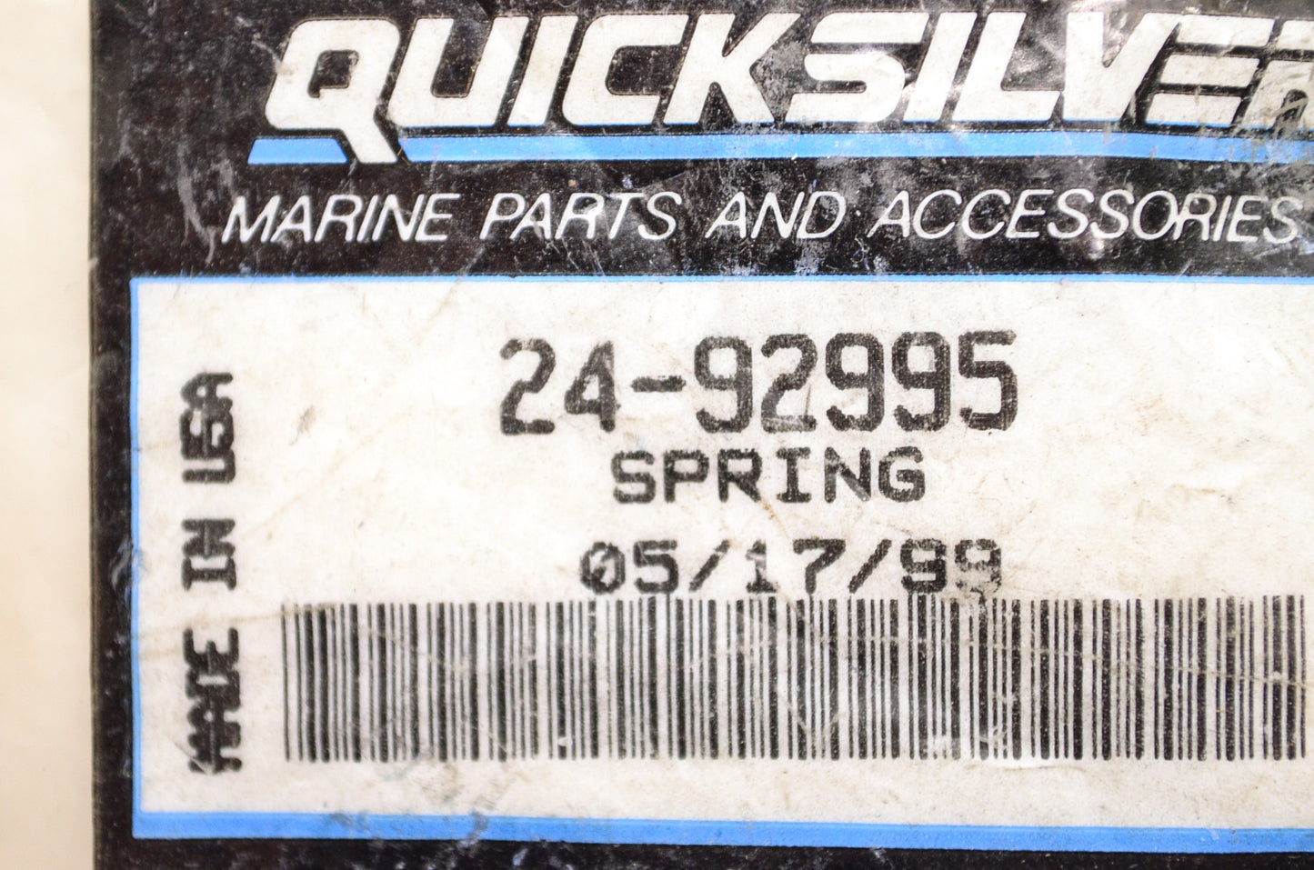 New OEM Quicksilver Mercury Marine Spring Qty 2 NOS