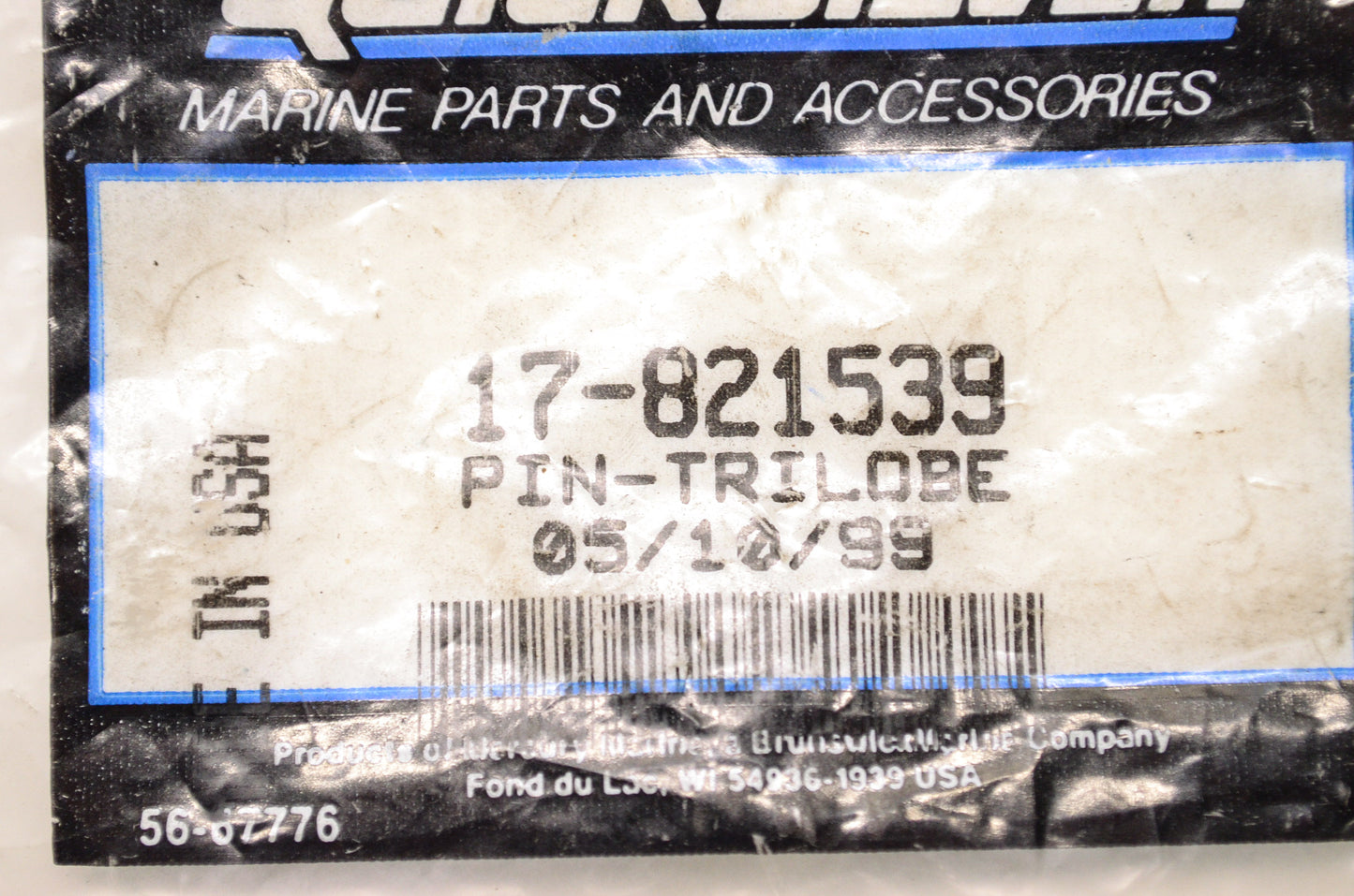 New OEM Quicksilver Mercury Marine Trilobe Pin NOS