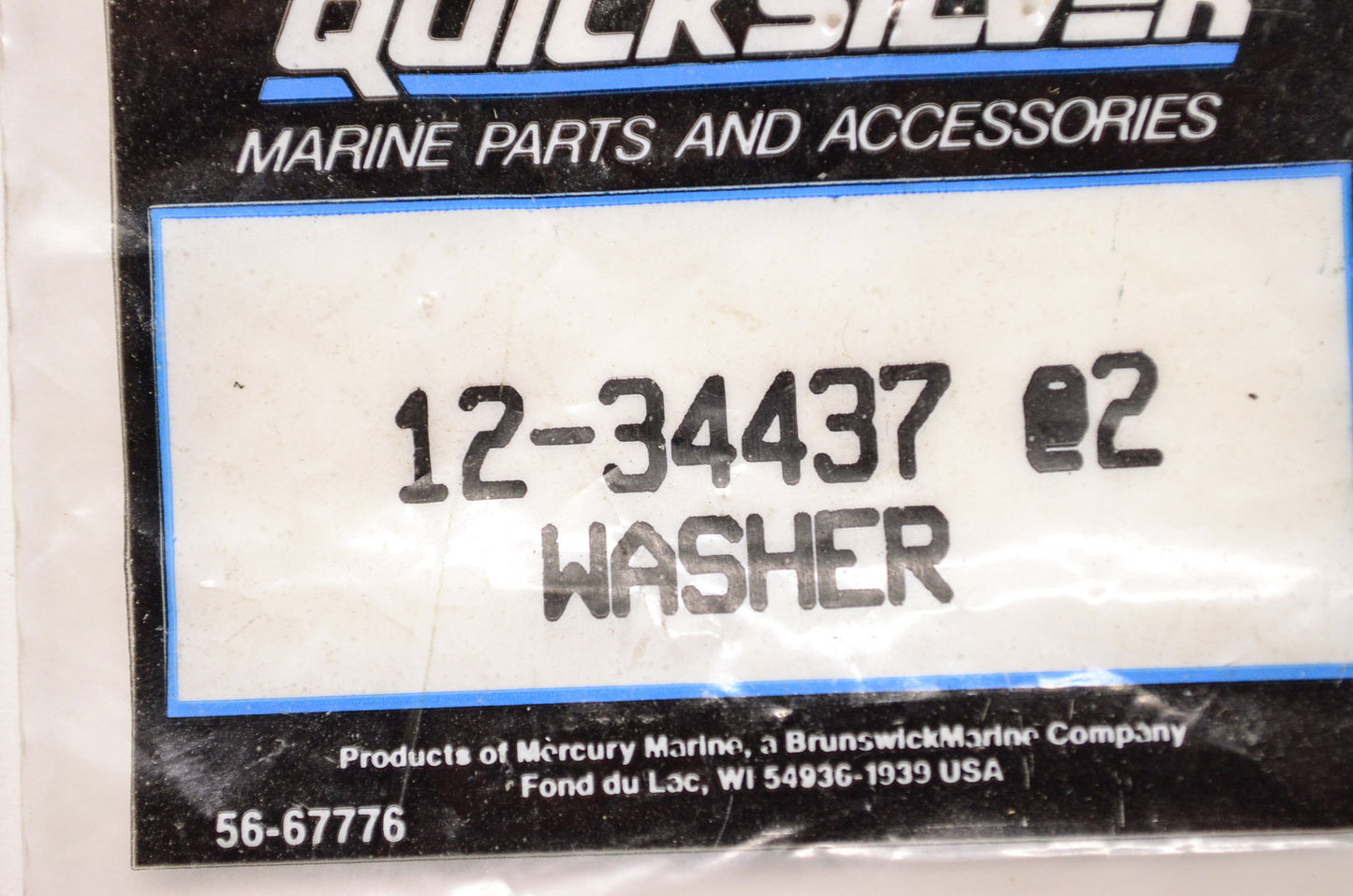 New OEM Quicksilver Mercury Marine Washer Qty 4 NOS