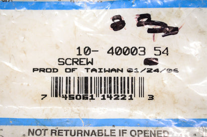 Quicksilver 10-40003 54 Mercury Marine Screw Qty 3 NOS