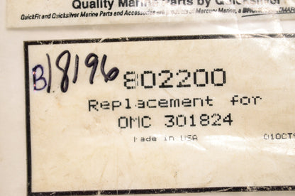 New QuickFit Quicksilver Mercury Marine O-Ring Qty 5 NOS