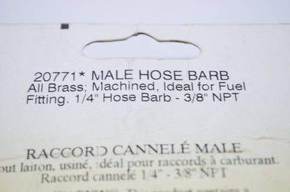 New Seachoice Products Male 1/4' Hose Barb