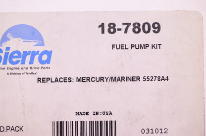 New Sierra Fuel Pump Kit Mercury NOS
