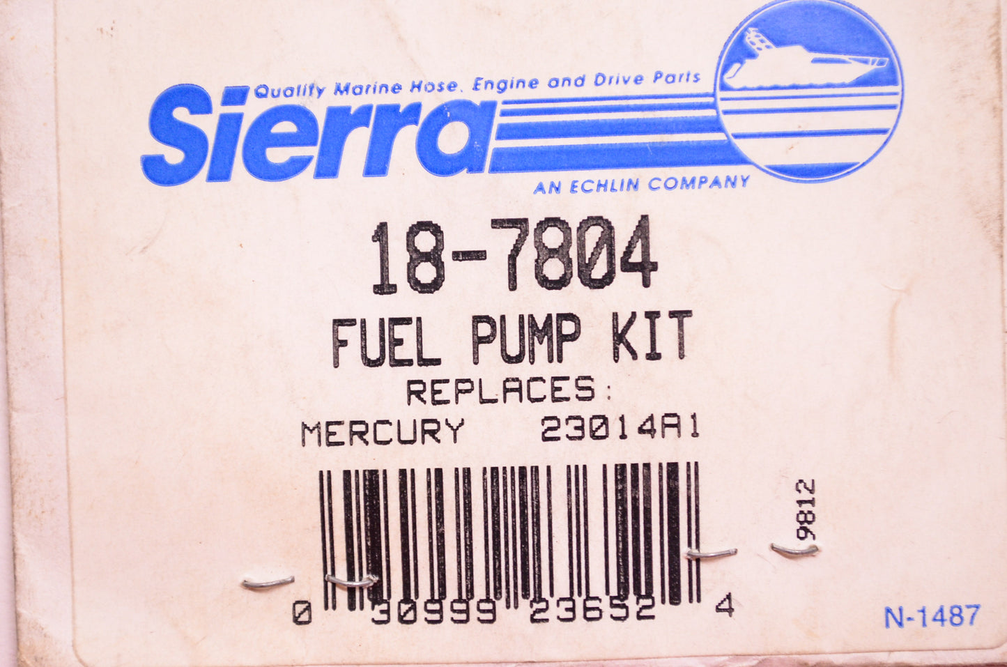 New Sierra Fuel Pump Kit Mercury NOS