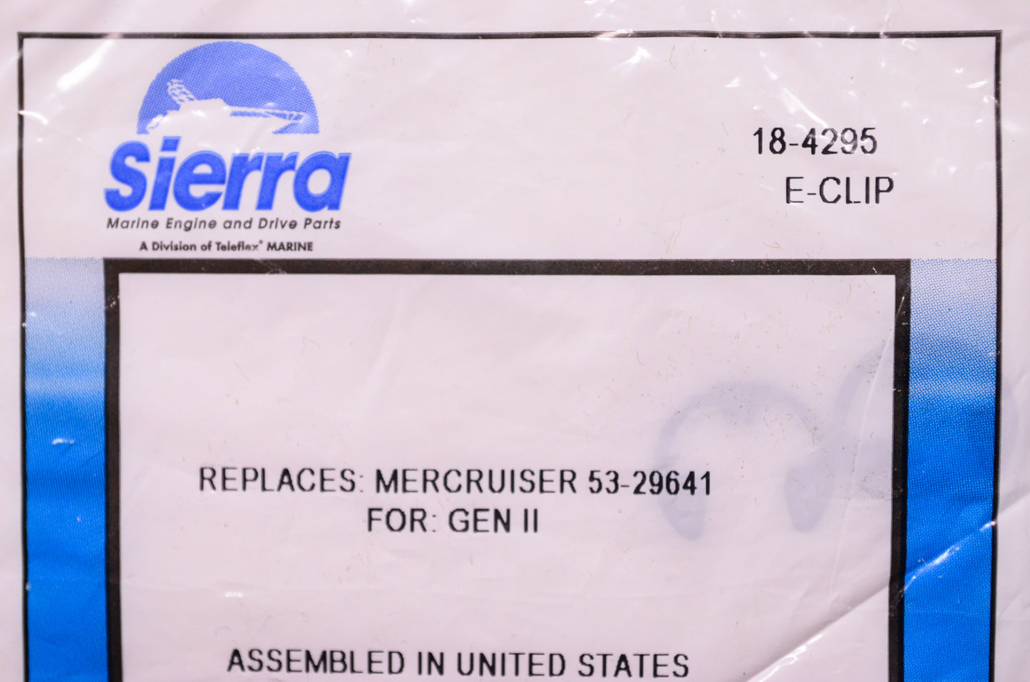 New Sierra E-Clip Mecruiser Gen 2 Qty 2 NOS