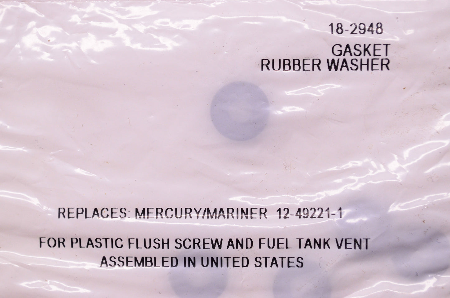 Sierra 18-2948, 12-49221-1 Rubber Washer Gasket Qty 5 NOS