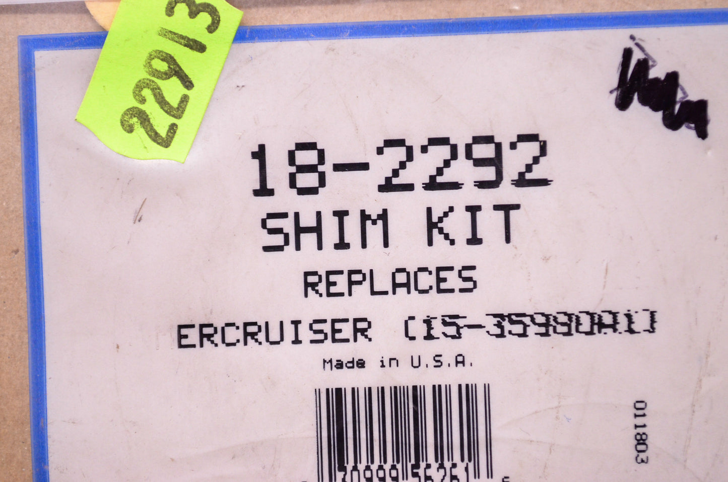 Shim Kit Mercury Qty 6 NOS