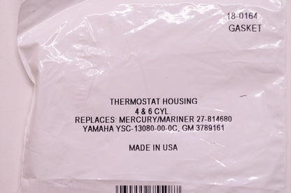 New Sierra Thermostat Housing Gasket Mercury Qty 2 NOS