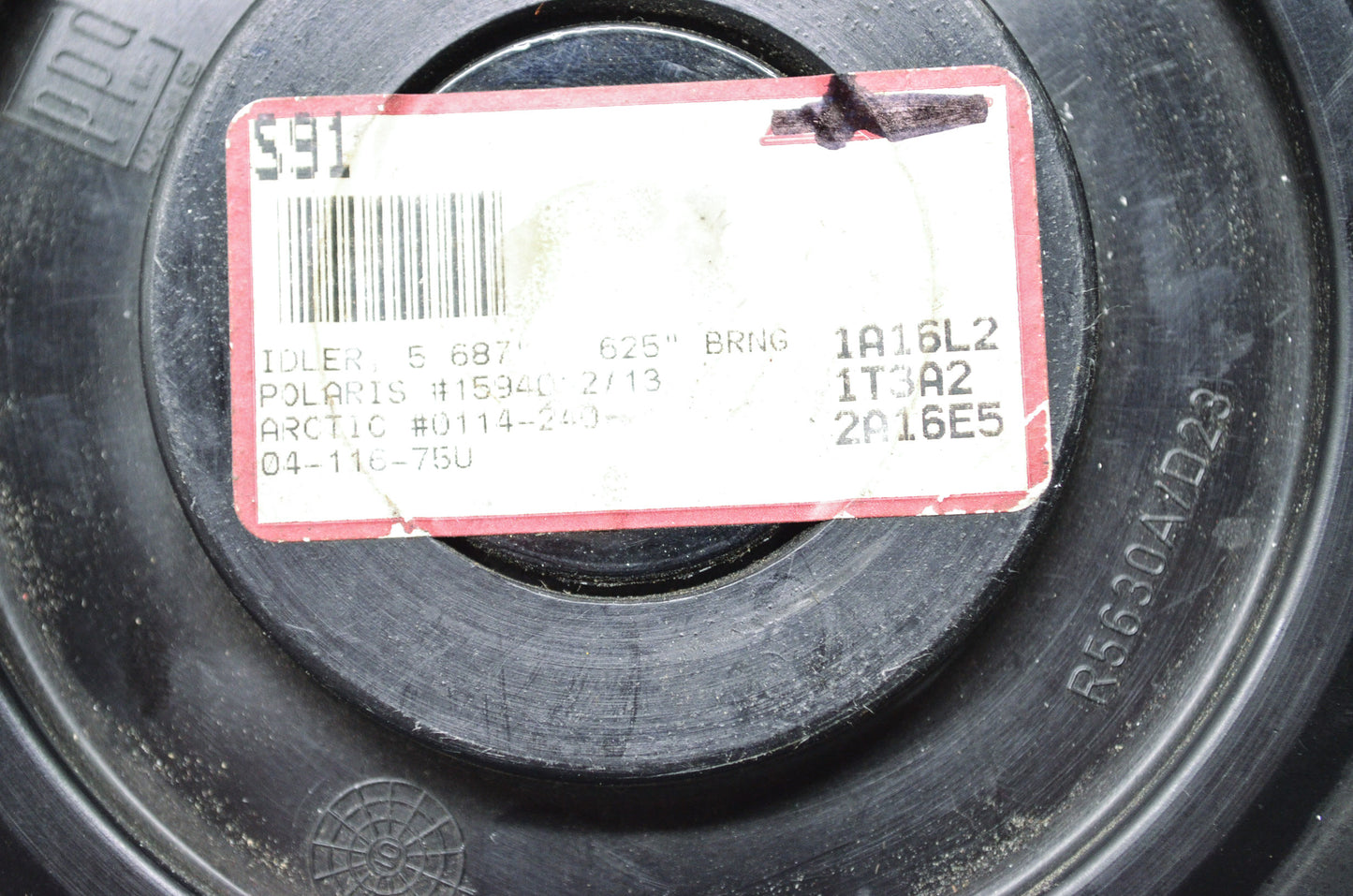 New PPD Idler Wheel 5.687' Dia. NOS
