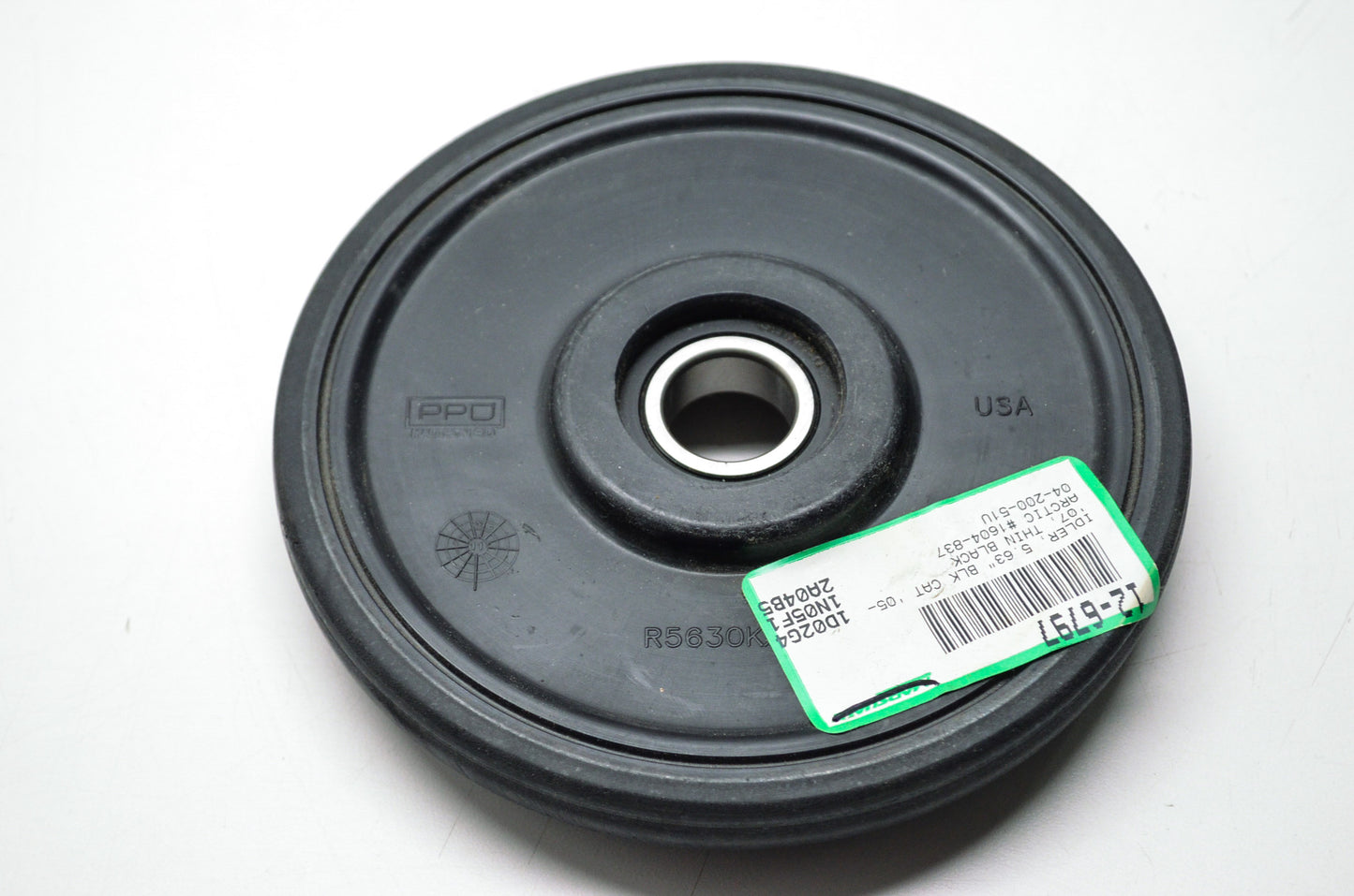 New PPD Thin Black Idler Wheel 5.63' Dia. Arctic Cat NOS