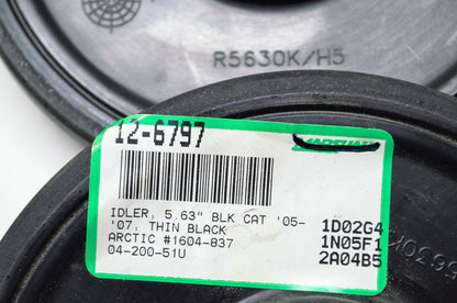 New PPD Thin Black Idler Wheel 5.63' Dia. Arctic Cat NOS