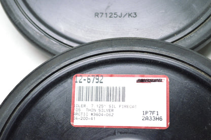 PPD R7125J/K4, 04-200-41, 3604-062, 12-6792 Thin Silver Idler Wheel 7.125' 05 Fi