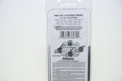 Fuel Fill Locking Insert with 2 Keys NOS
